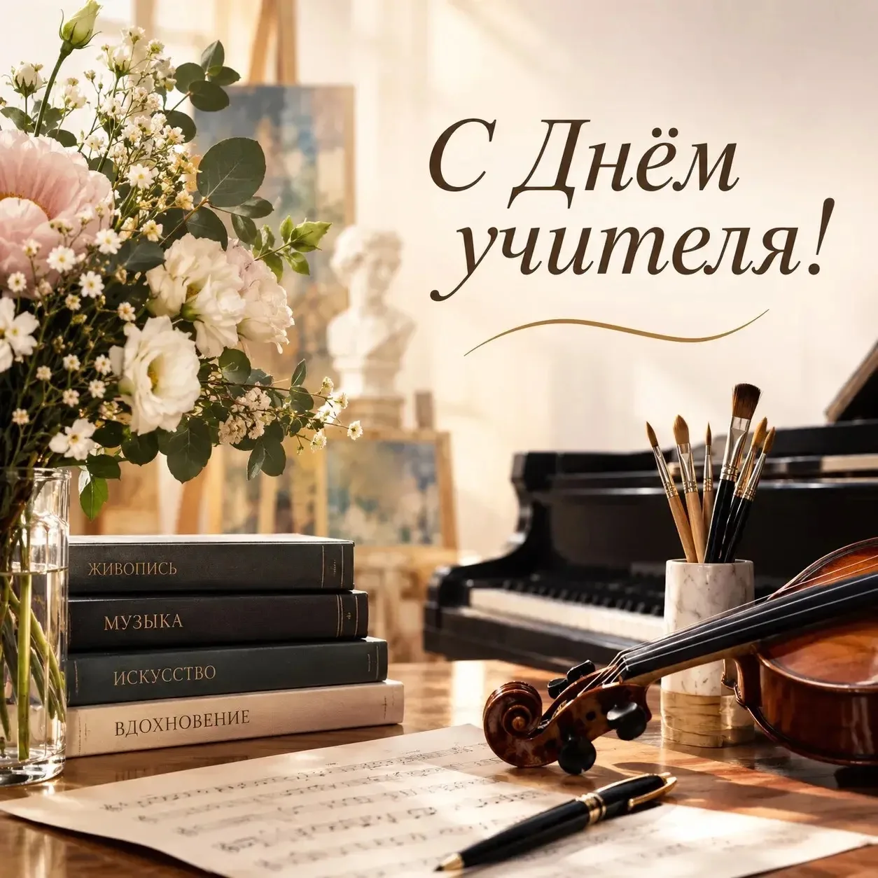 Уважаемые преподаватели! От всего сердца поздравляю вас с профессиональным праздником, ...