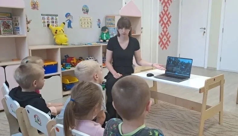 В рамках муниципального проекта «Возрождение казачьих традиций в детских садах Волоконо...