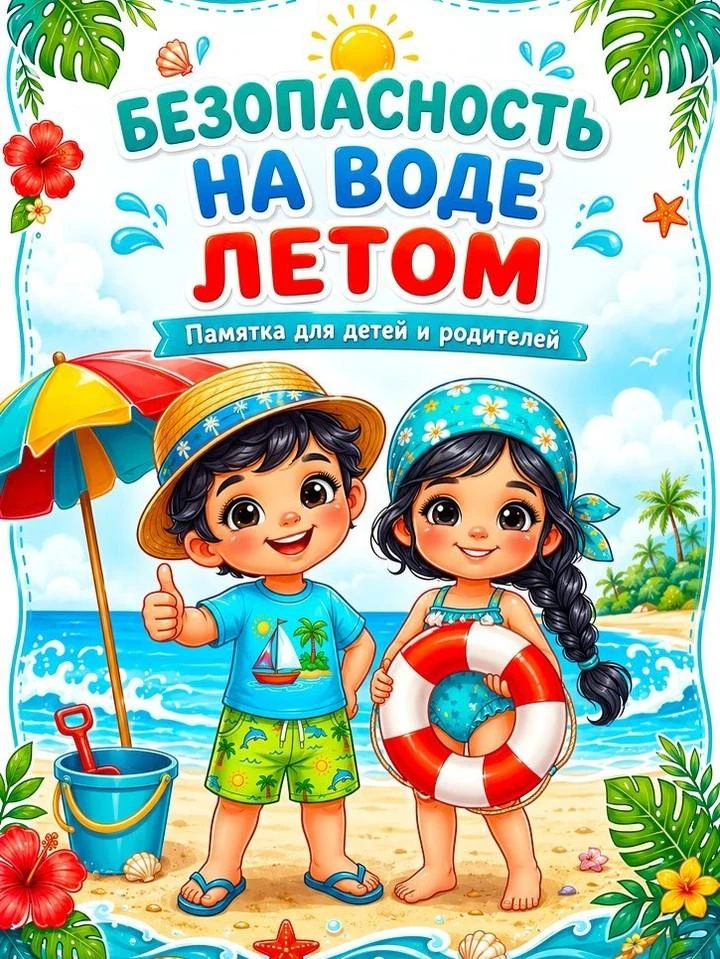 🏖️ Памятки о безопасности на воде летом: для детей и родителей 🏖️
