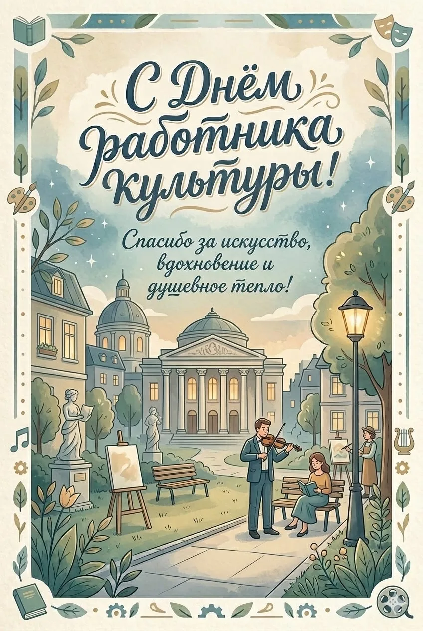 Дорогие работники культуры! 🎭