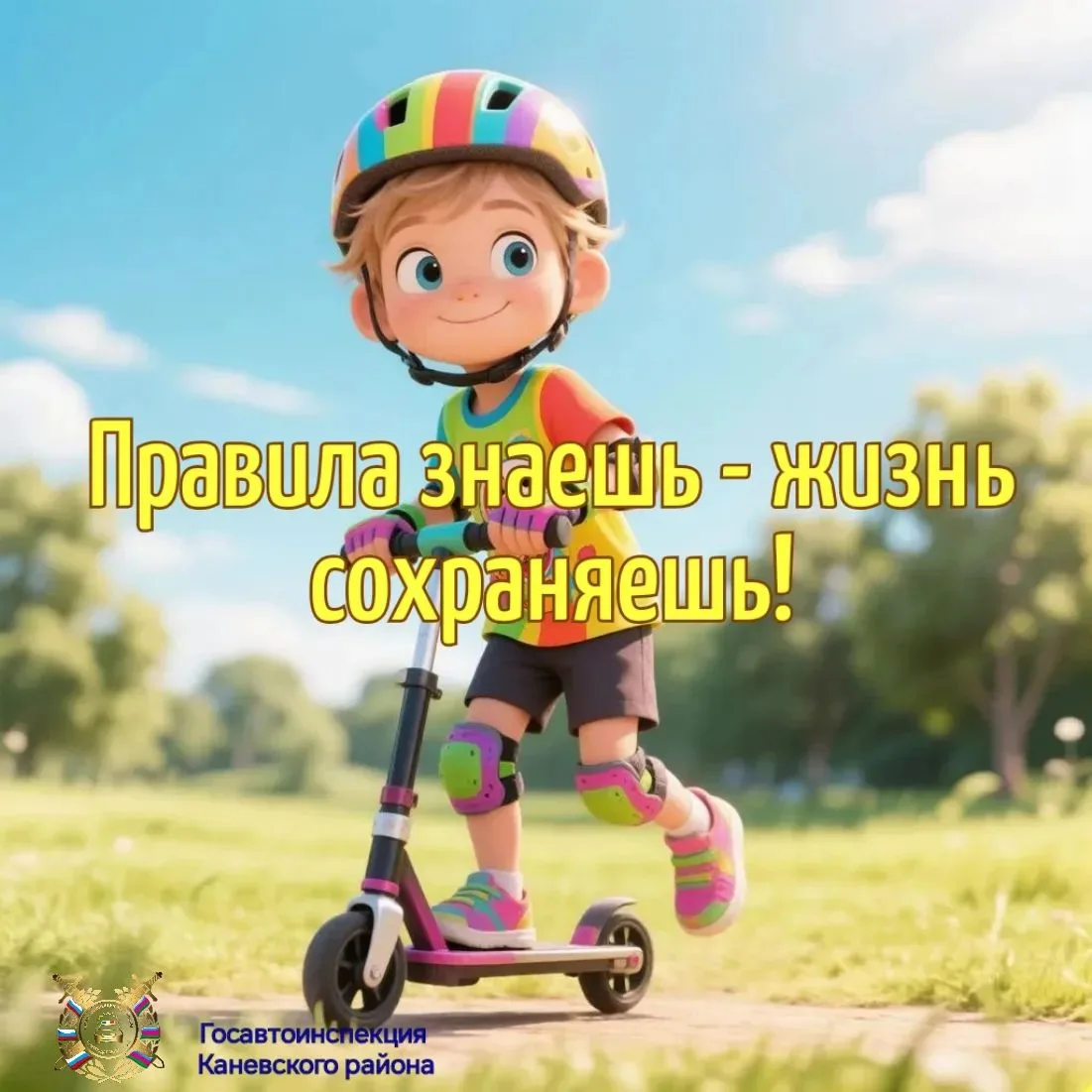 Безопасность на самокатах. 

☀ Госавтоинспекция Каневского района напоминает о правилах безопасности