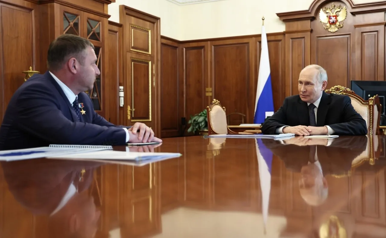 Владимир Путин провёл встречу с врио губернатора Белгородской области Александром Шуваевым
