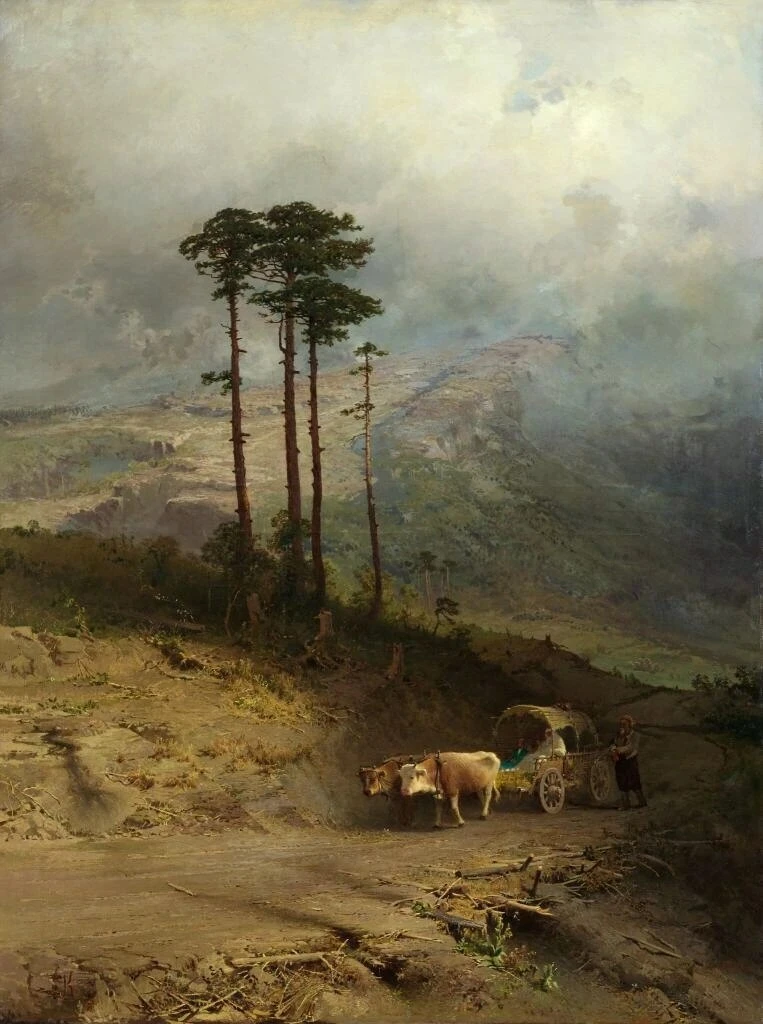 "В Крымских горах", 1873