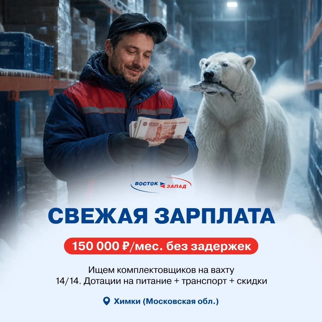 👖 Ну что, собираемся на вахту?
Требуются комплектовщики на склад.
Склад в Химках (Московская обл.)
