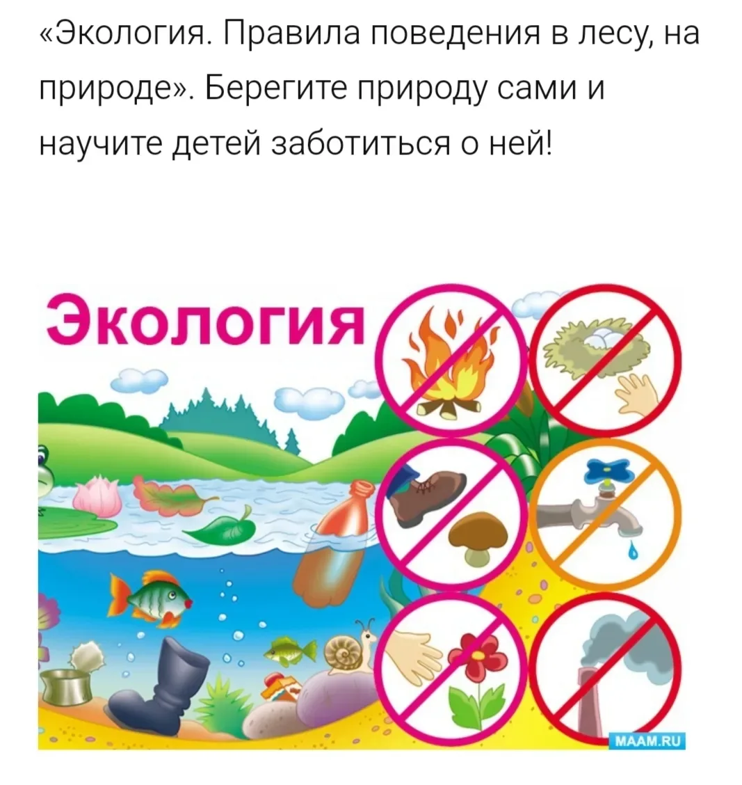 Дорогие родители! 

Экологическое воспитание — это не только про походы, но и про домашнюю повседнев