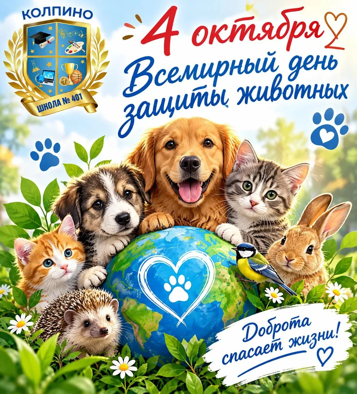🐾 Тайны животного мира: как Орлята из 2 «А» класса отметили Всемирный день защиты живо...
