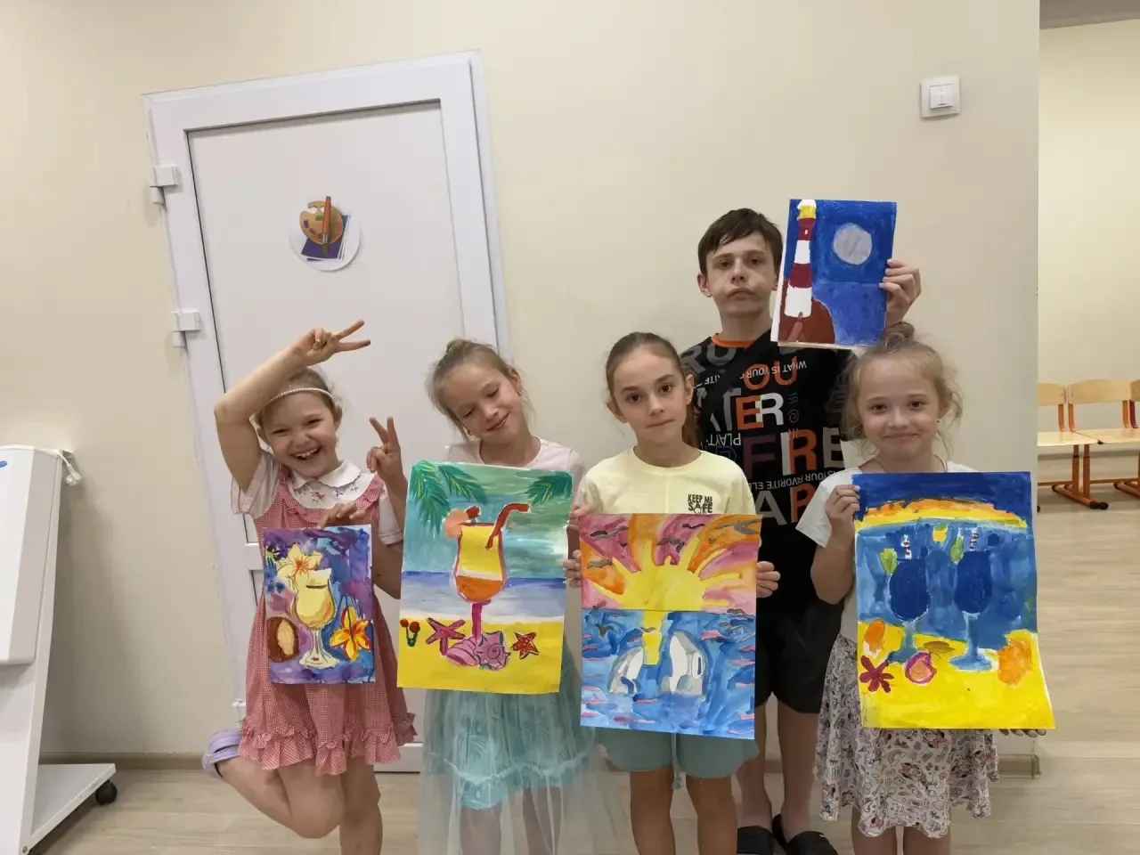 #Изосфера: рисуем лето гуашью