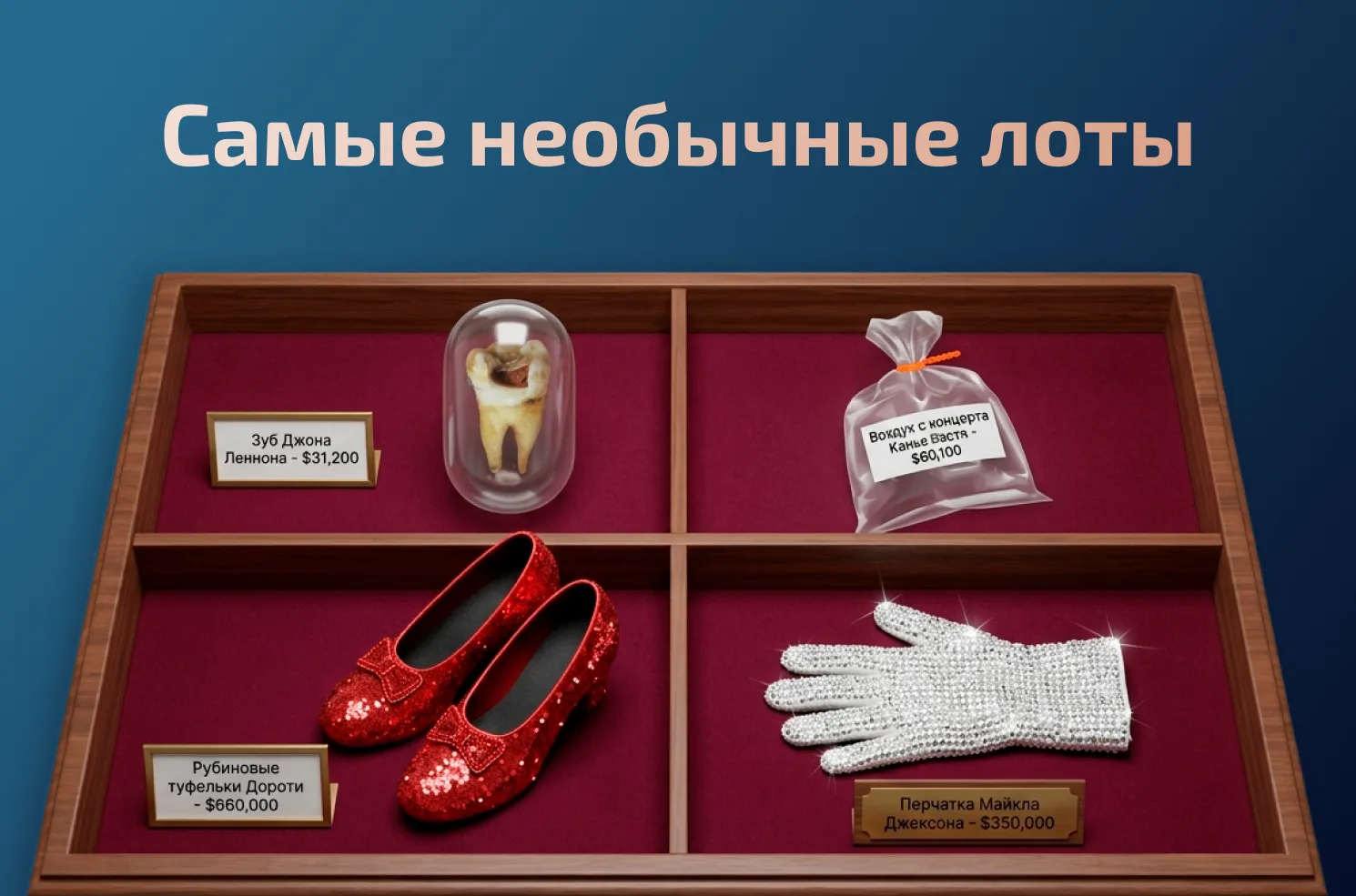 ⚡️Удивительные лоты, которые ушли с торгов за большие деньги.

Некоторые вещи вызывают настоящий ажи