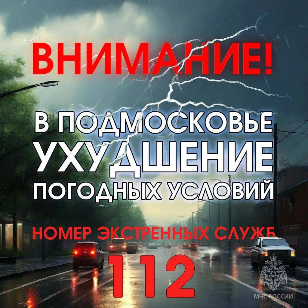 ⚡️⚡️⚡️ До 21 часа 14 июня местами по Московской области ожидается кратковременный дождь, ливень, гро