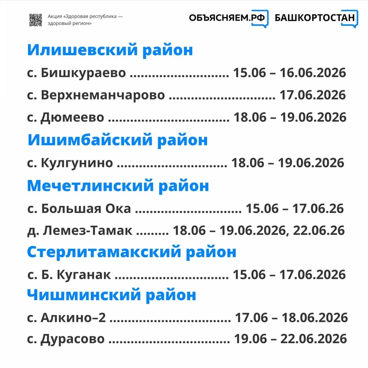 🚑 Куда поедут «Поезда здоровья» на этой неделе

С 15 по 21 июня мобильные медицинские бригады будут