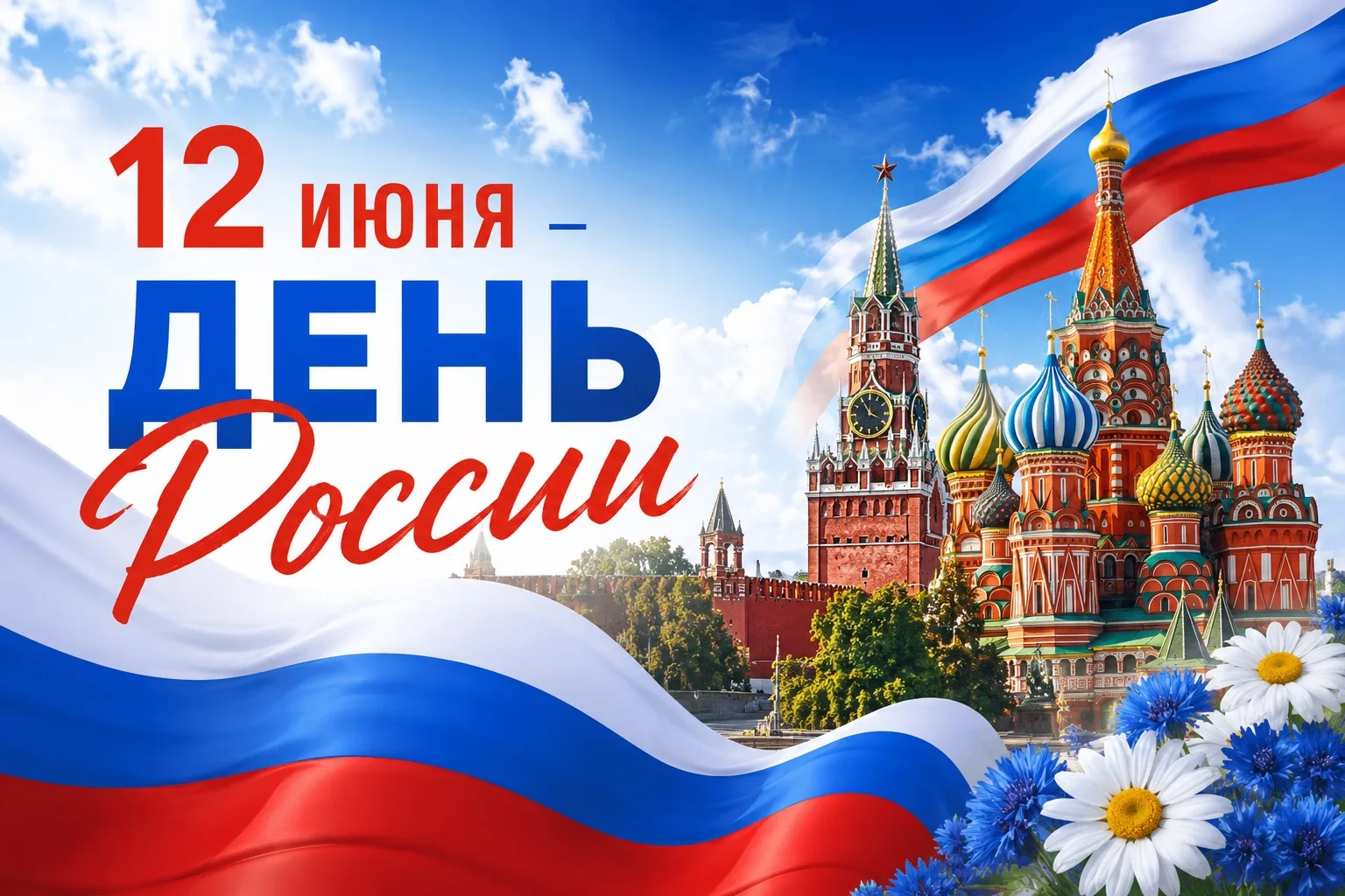 🇷🇺 С праздником! Сегодня, 12 июня, мы отмечаем День России!

🙌🏻 Этот день объединяет всех нас — 