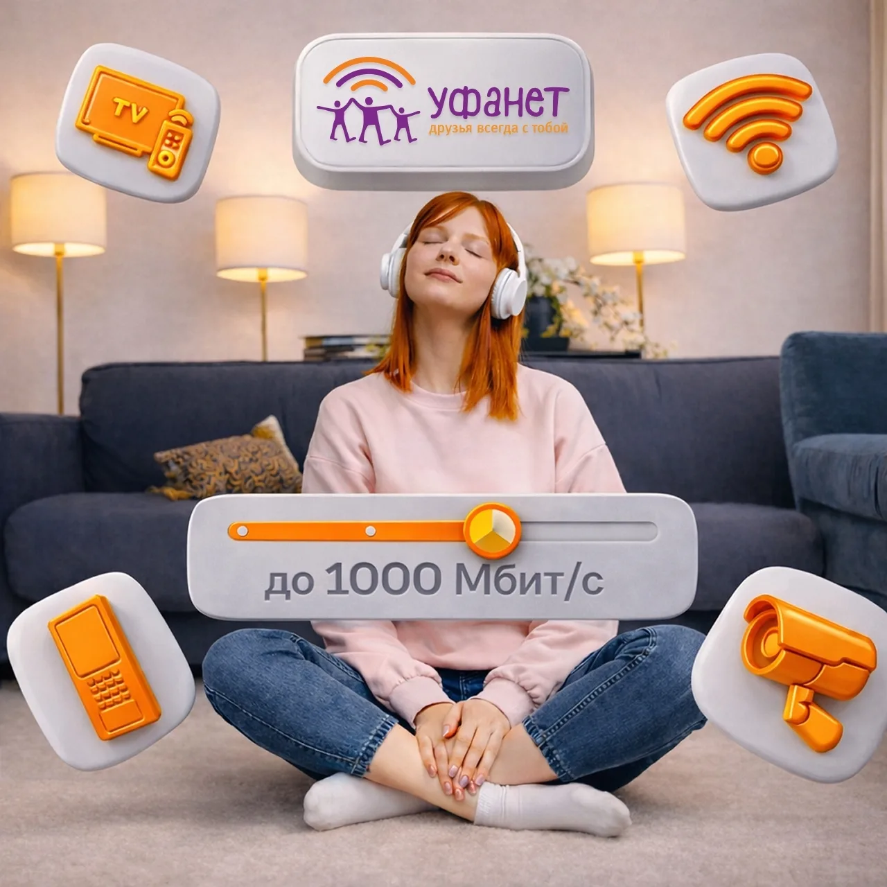 Вот это скорость! Подключай домашний интернет от Уфанет: ufanet.ru — Выгодные тарифы — Подключение з