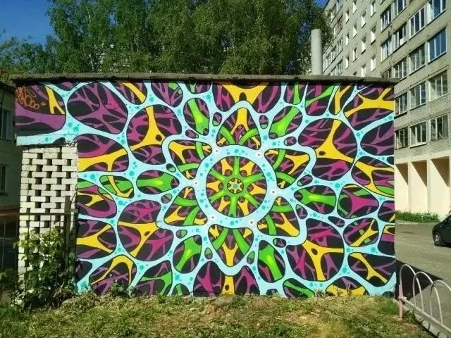 Креативные объекты ЖКХ в Кирове ️👨‍🎨 Фото: Плывун Потеченец