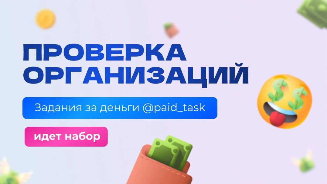 💶 ПРОВЕРКА ОРГАНИЗАЦИЙ