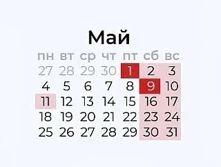 Началась короткая рабочая неделя -  будем отдыхать с пятницы по воскресенье.