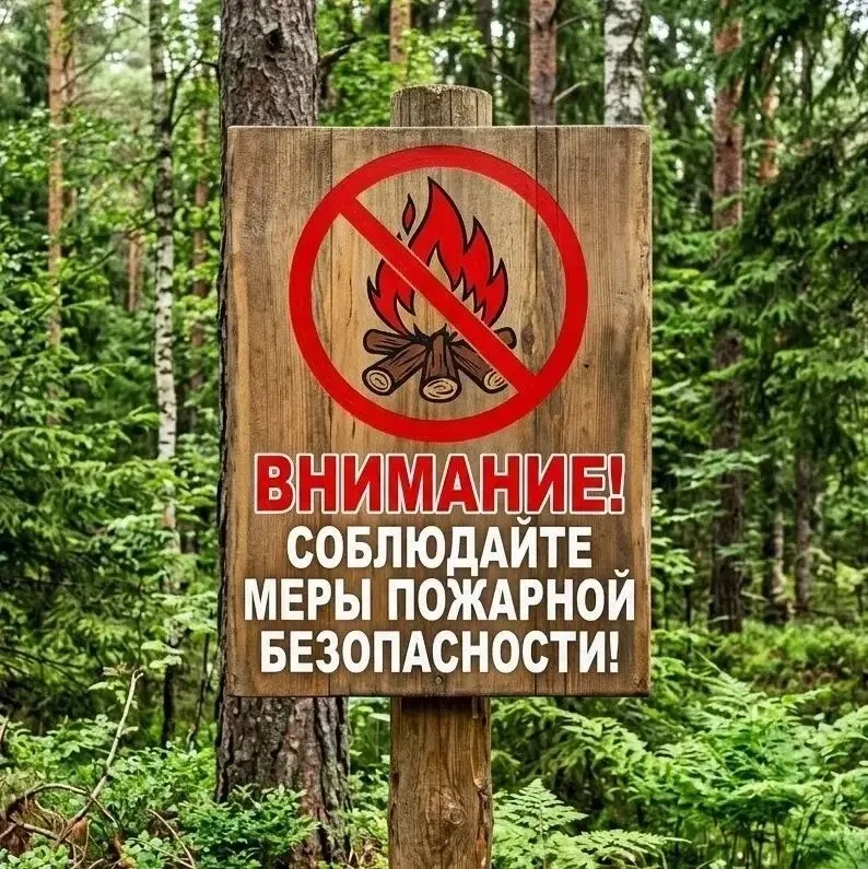 ❗В ближайшие дни в нашем регионе местами сохраняется высокая пожарная опасность