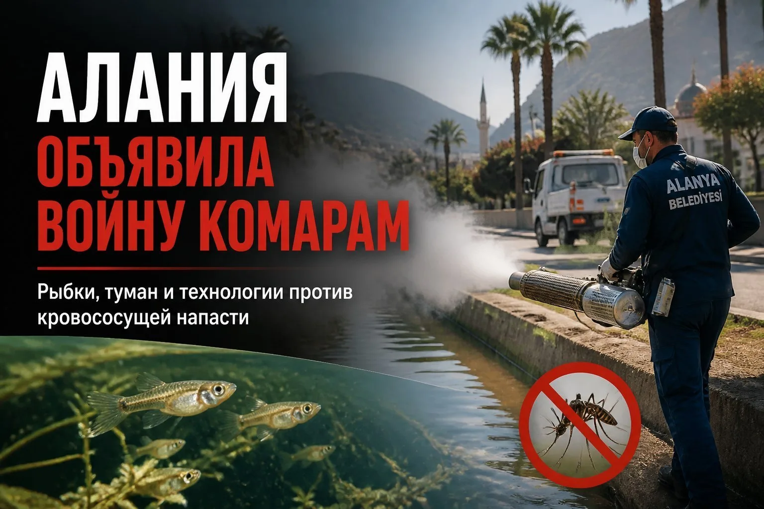 🦟 Алания объявила войну комарам