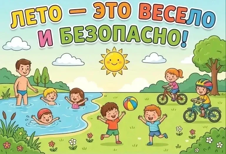Памятка для учащихся и родителей о мерах безопасности во время летних каникул «БЕЗОПАСН...