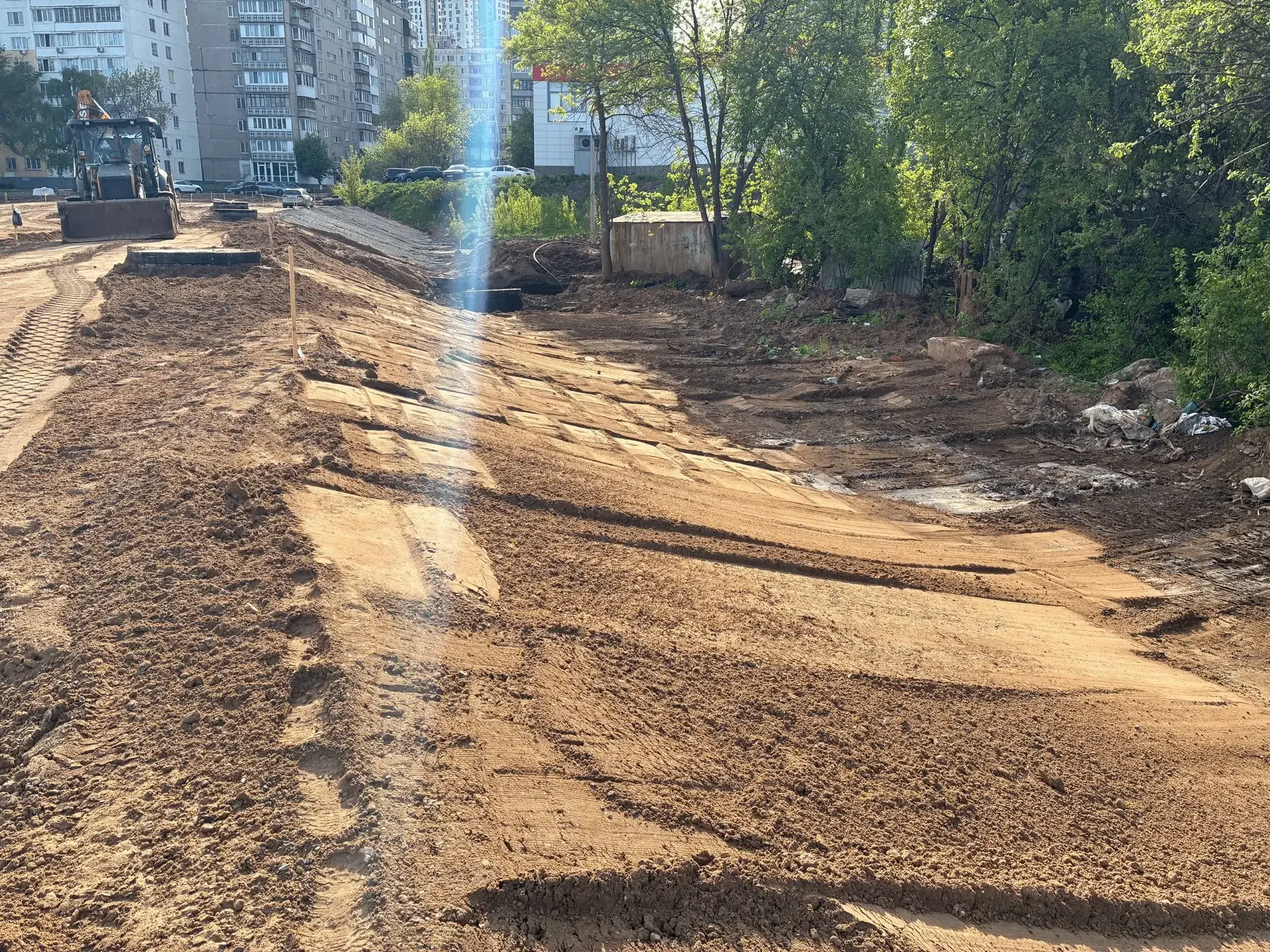 Реконструкция улицы имени города Галле идет полным ходом ✅⁣