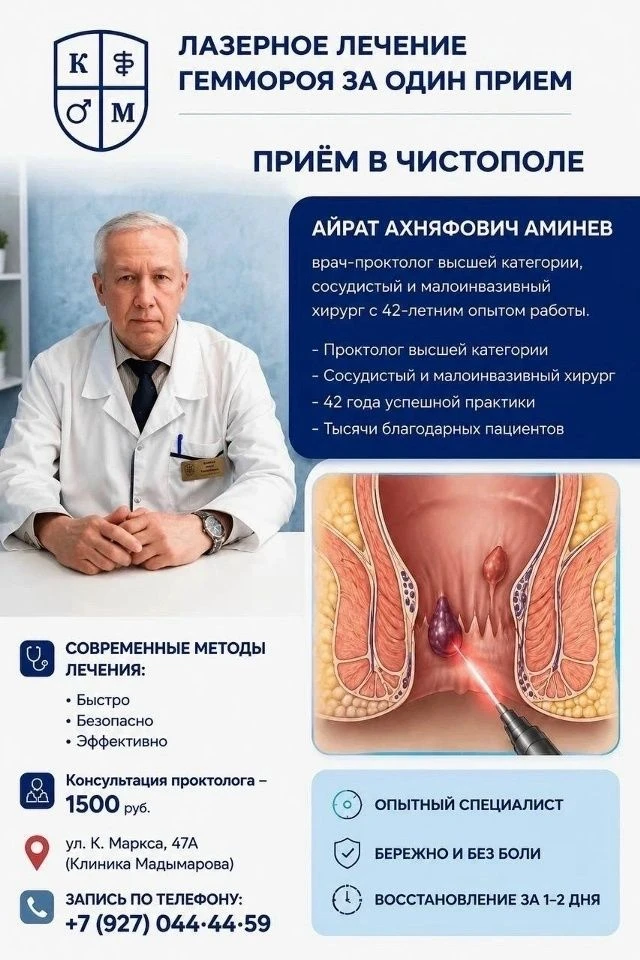 Гемморой можно лечить быстро и без боли