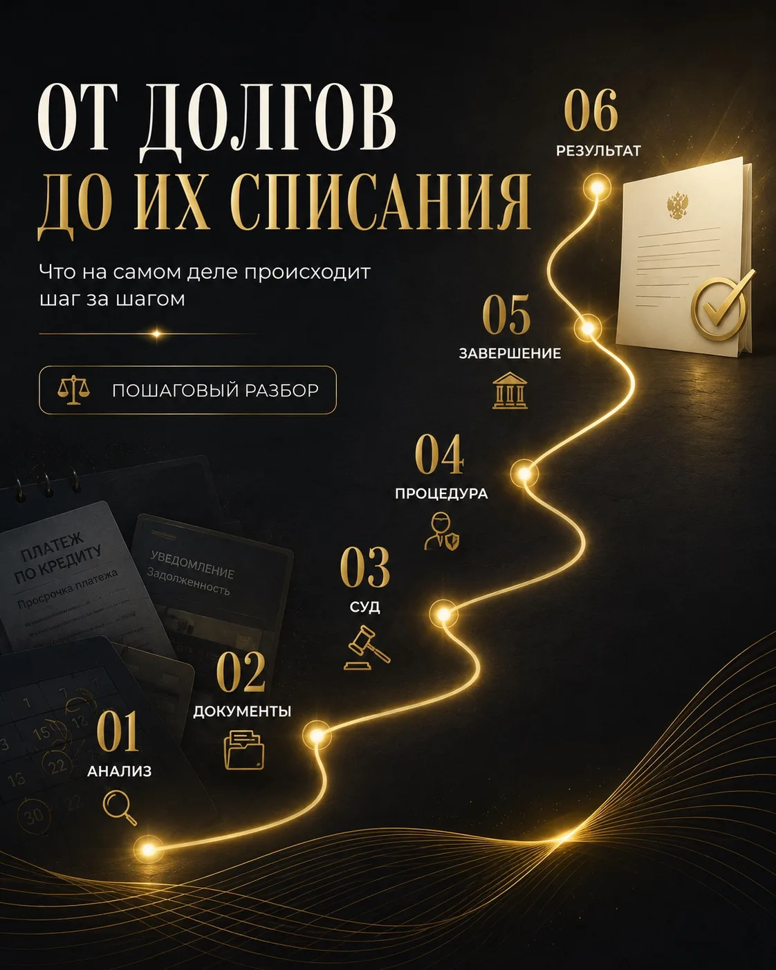 ⚖️ Подать на банкротство — только начало. Что происходит дальше?
