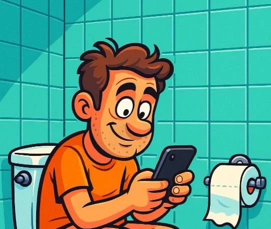 Хотите узнать, сколько часов вы проводите в туалете с телефоном?