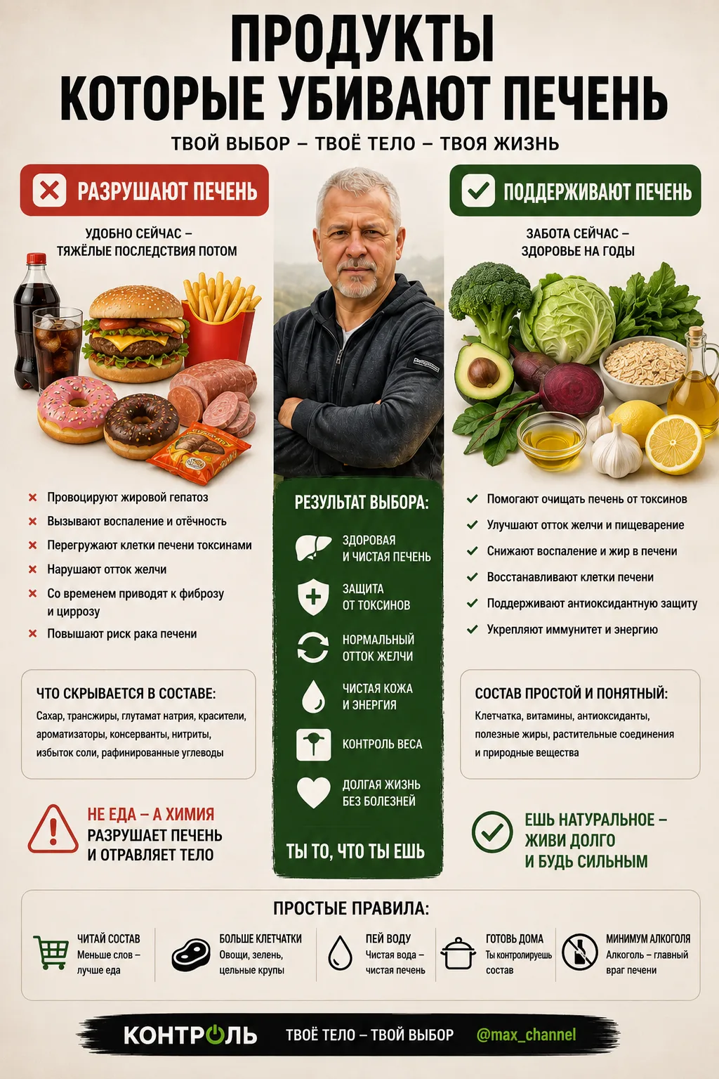 🚨 ПРОДУКТЫ, КОТОРЫЕ УБИВАЮТ ПЕЧЕНЬ