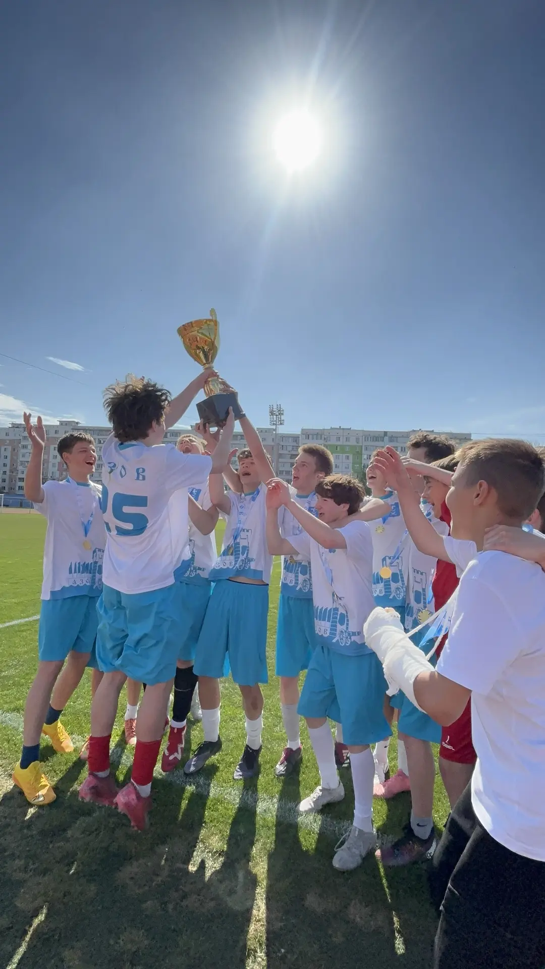 🏆 Поздравляем с победой! ⚽  🥇 Сегодня завершился финал Кубка Победы по футболу, и мы с гордостью соо