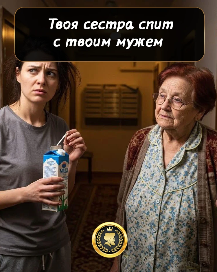 - Твоя сестра спит с твоим мужем и метит на твою квартиру. Об этом уже весь подъезд знает! - Говорит
