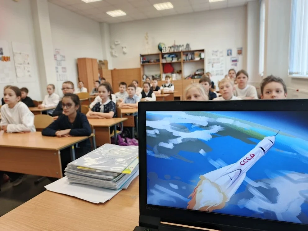 🚀 Гагаринский урок «Космос — это мы» 🚀  С 6 по 12 апреля 2026 года в нашей школе проходит Неделя кос