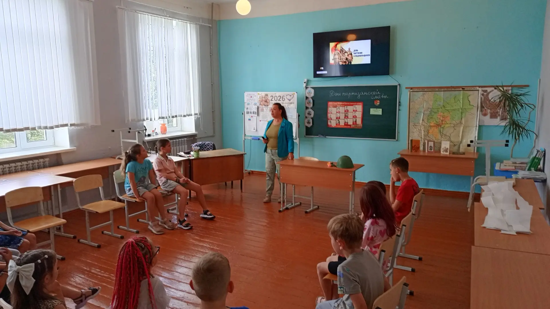 🕯️16 июня в летнем пришкольном лагере «Радуга» ГБОУ «Новоамвросиевская школа Амвросиевского м.о.» п