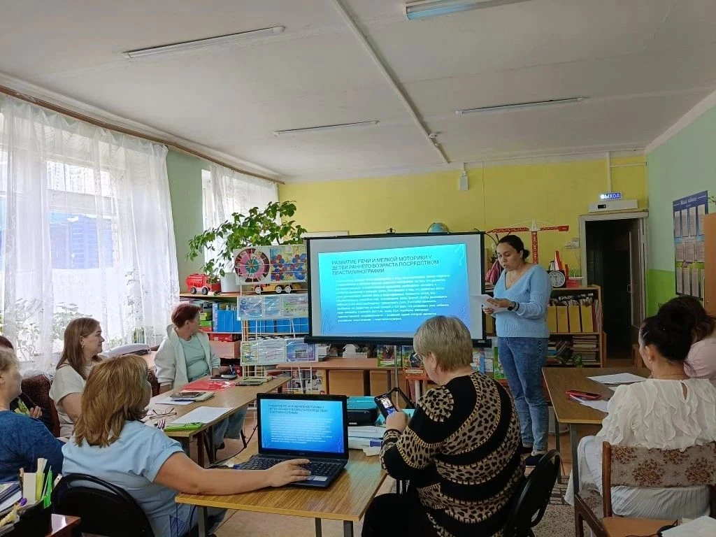 Сегодня в детском саду состоялся итоговый педсовет «Открытый диалог: итоги года и гориз...
