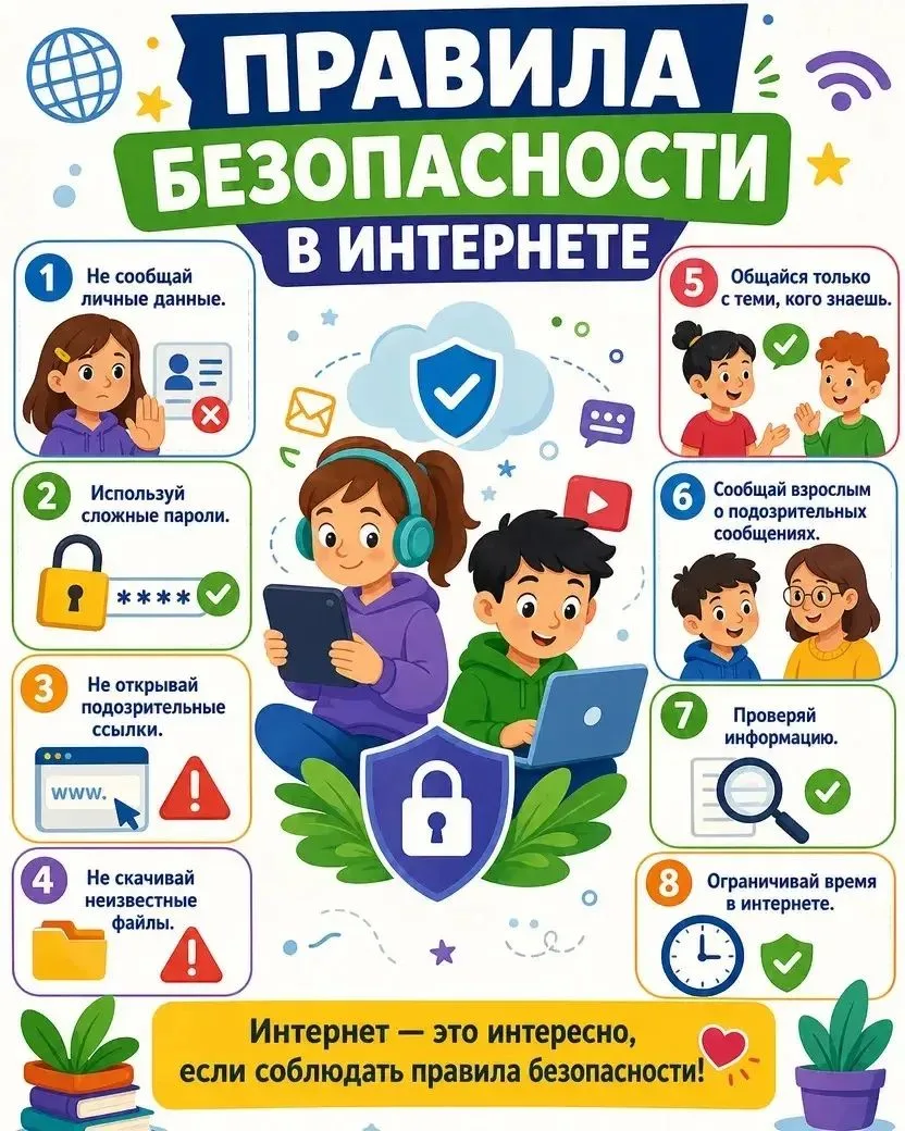 🎒 Памятки по безопасности для детей и родителей!