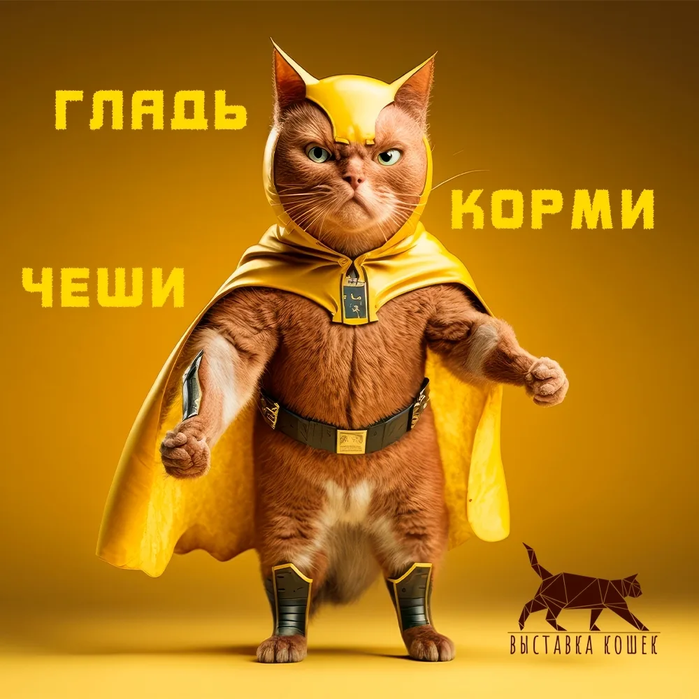 🎉БРЯНСК, встречайте выставку наших Супер Кошек! 🎉

Забудьте всё, что вы знали о выставках кошек! «