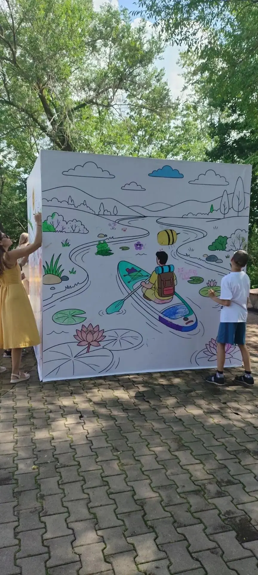 Твоё искусство — на больших кубиках! 🎨Хотите почувствовать себя настоящим художником? ...