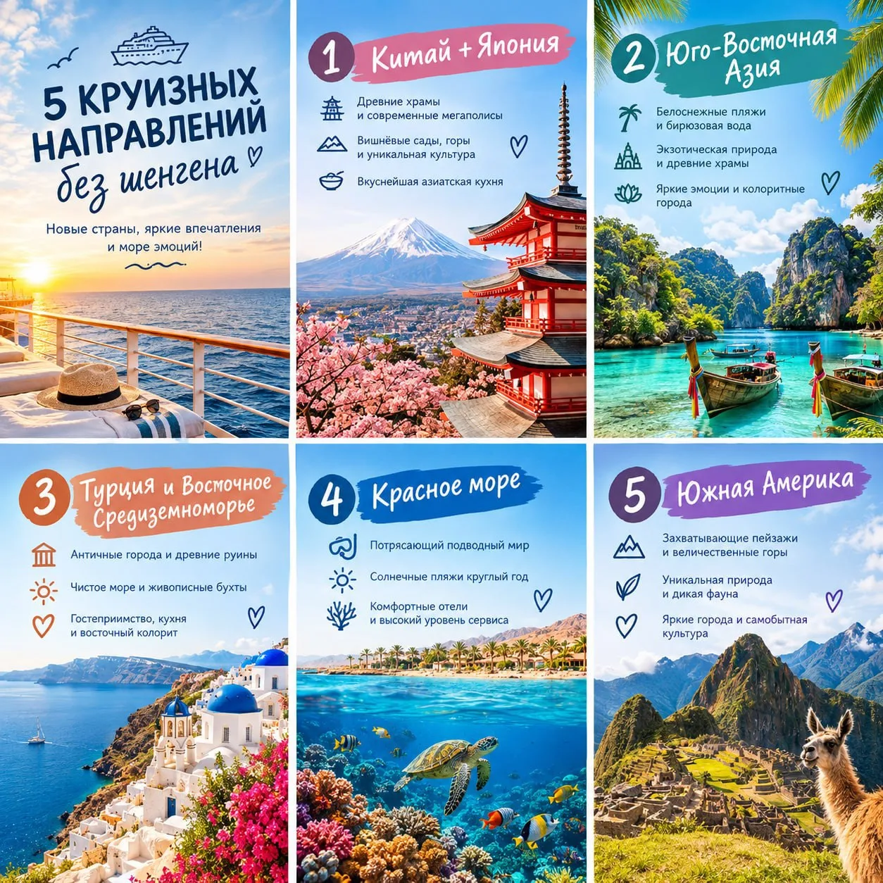 Шенген — далеко не обязательное условие для морского круиза 🌊
