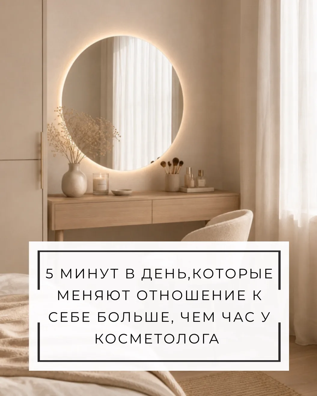 5 МИНУТ В ДЕНЬ,КОТОРЫЕ МЕНЯЮТ ОТНОШЕНИЕ К СЕБЕ БОЛЬШЕ, ЧЕМ ЧАС У КОСМЕТОЛОГА