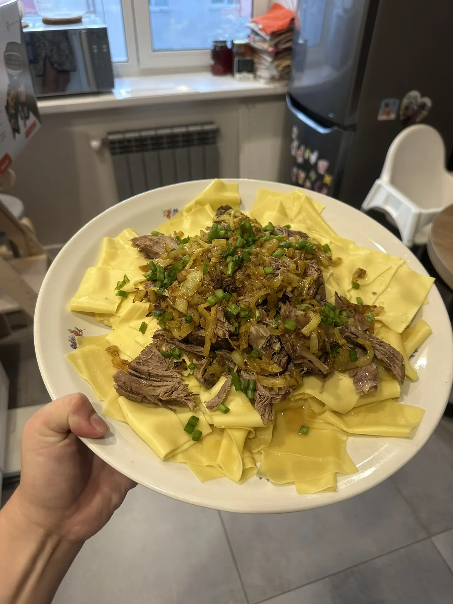 Наш сегодняшний ужин 🥘