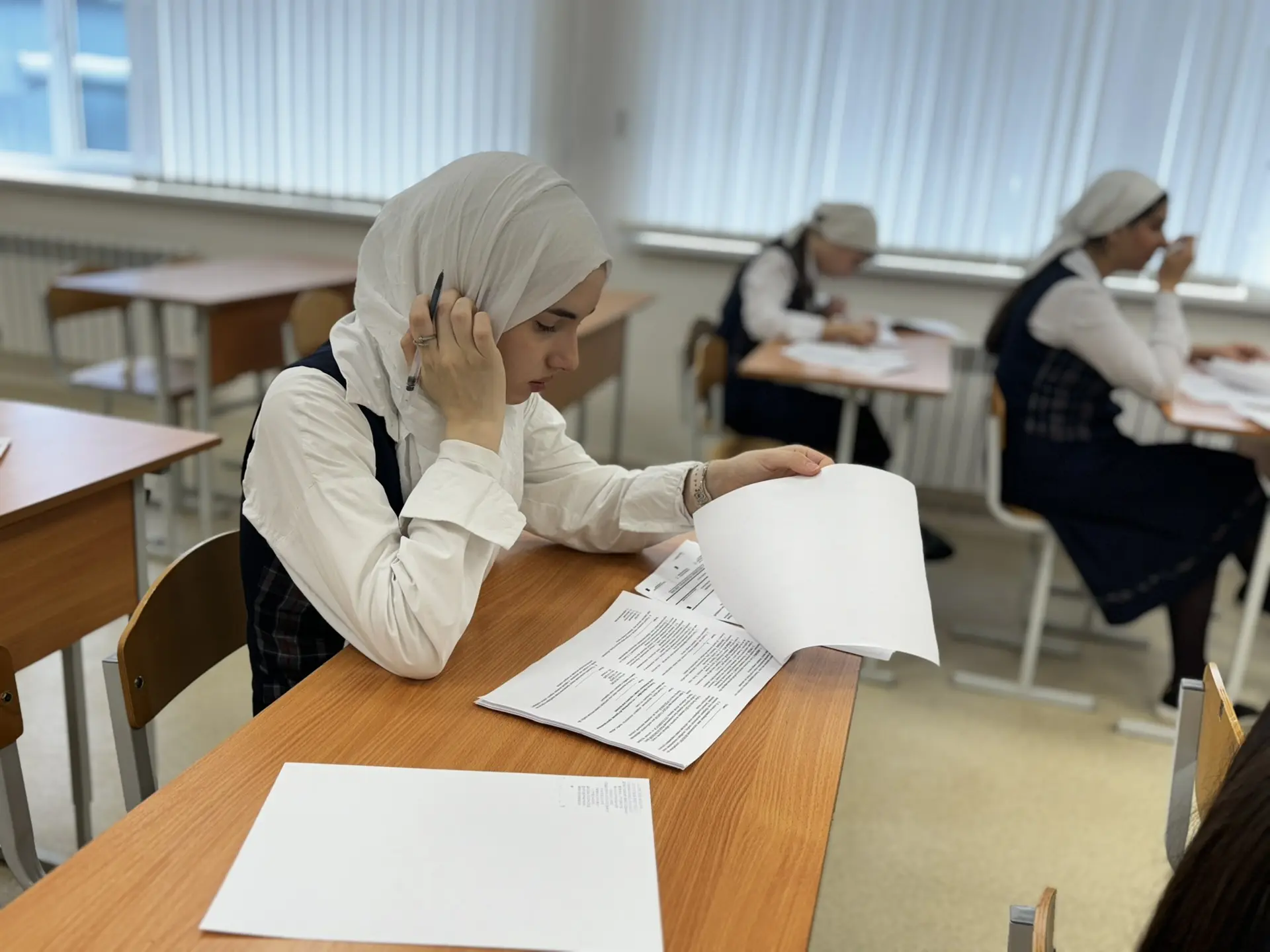 В субботу в гимназии прошла важная репетиция перед главным экзаменационным марафоном — пробный ЕГЭ п