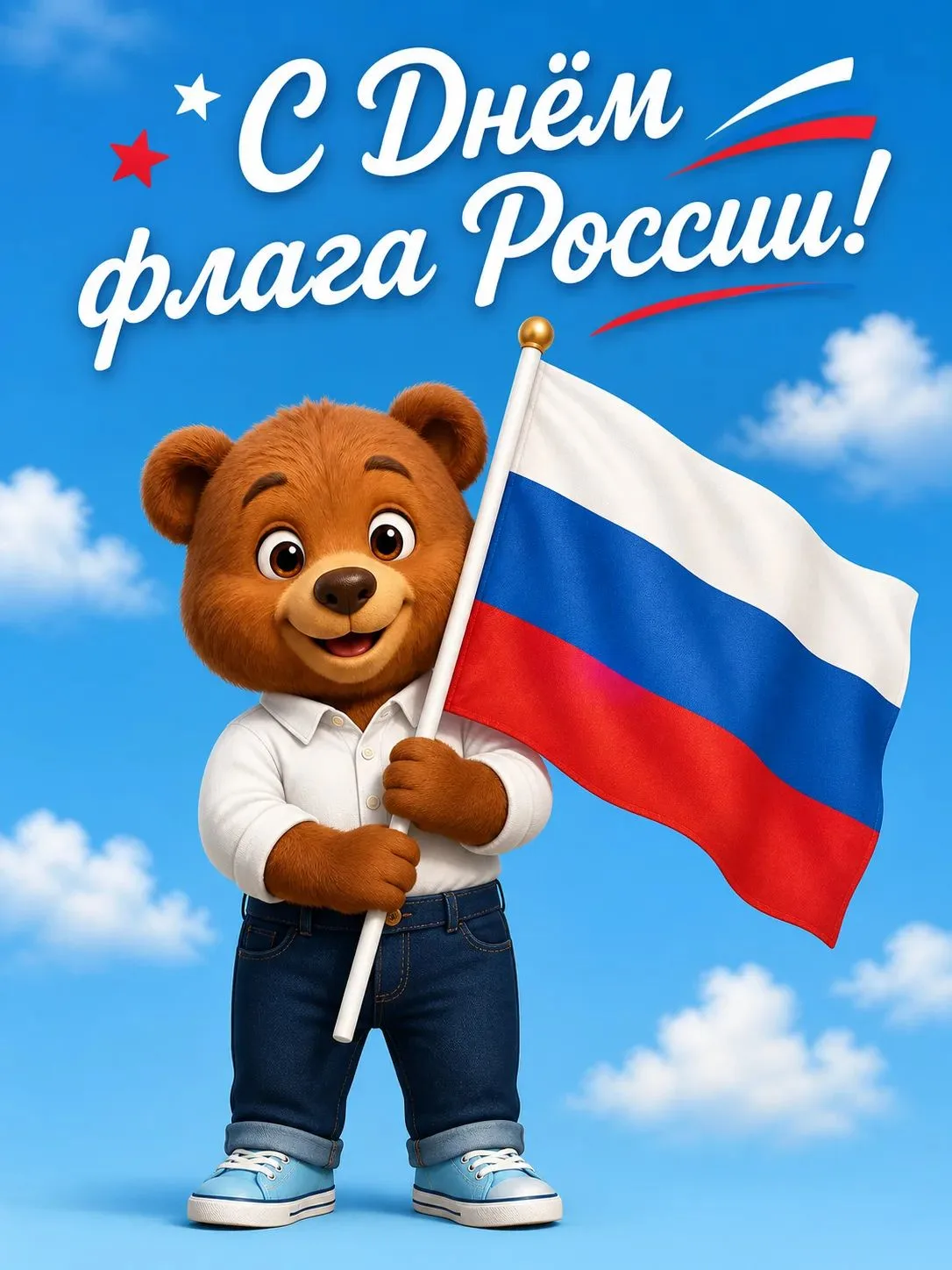 🇷🇺 Дорогие друзья! Поздравляем с Днём Государственного флага России! 🇷🇺