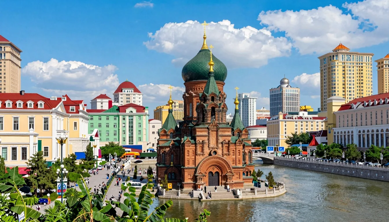 ❤️ Откройте для себя волшебный Харбин — город, где прошлое изящно переплетается с будущ...
