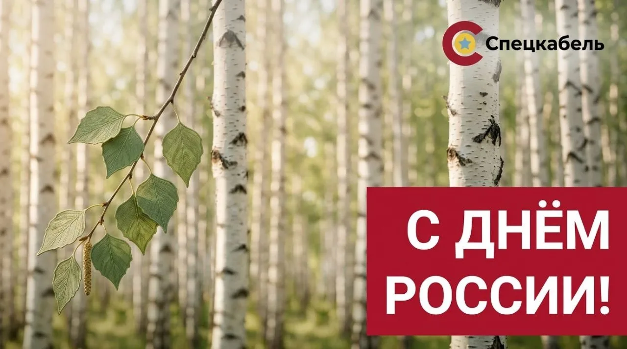 🇷🇺 Команда завода «Спецкабель» поздравляет с Днем России!