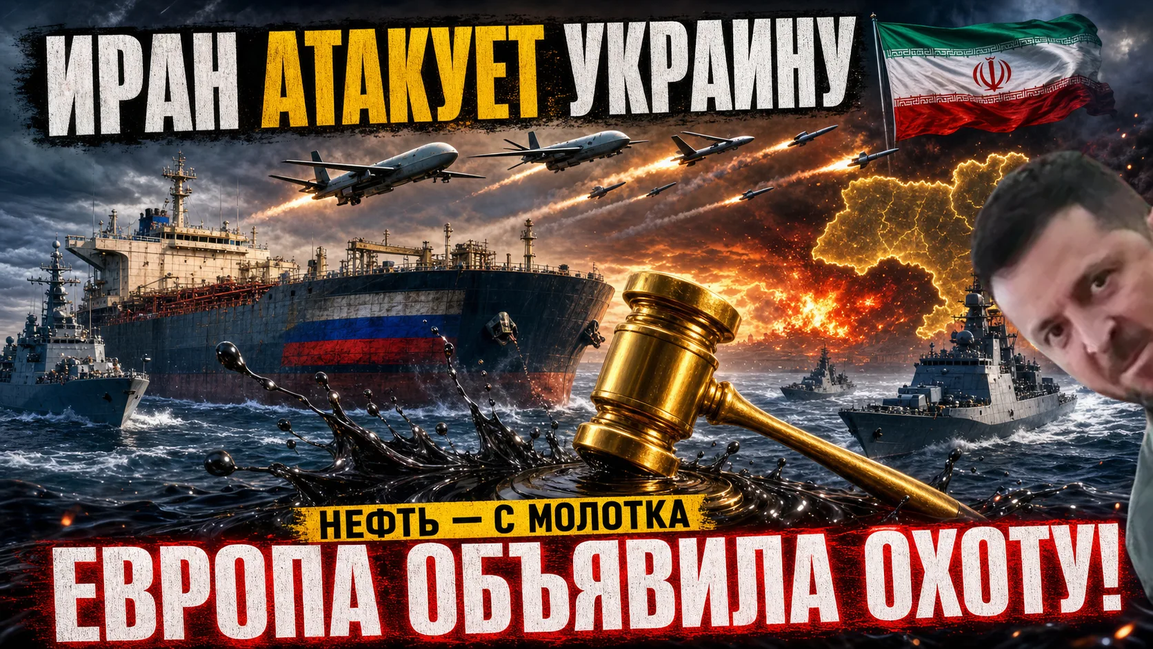 Тамир Шейх и Пономарь. Из-за этого Иран нападет на Украину? Европа объявила охоту на танкеры РФ 

👉