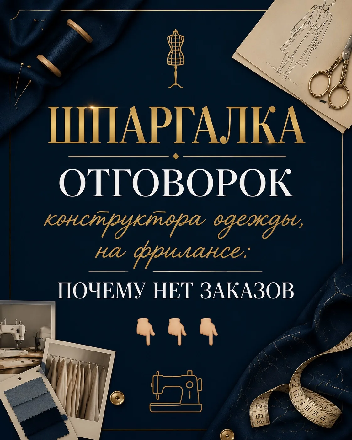 ШПАРГАЛКА ОТГОВОРОК конструктора одежды, на фрилансе: почему нет заказов
👇🏻👇🏻👇🏻

✅ Тревожники
