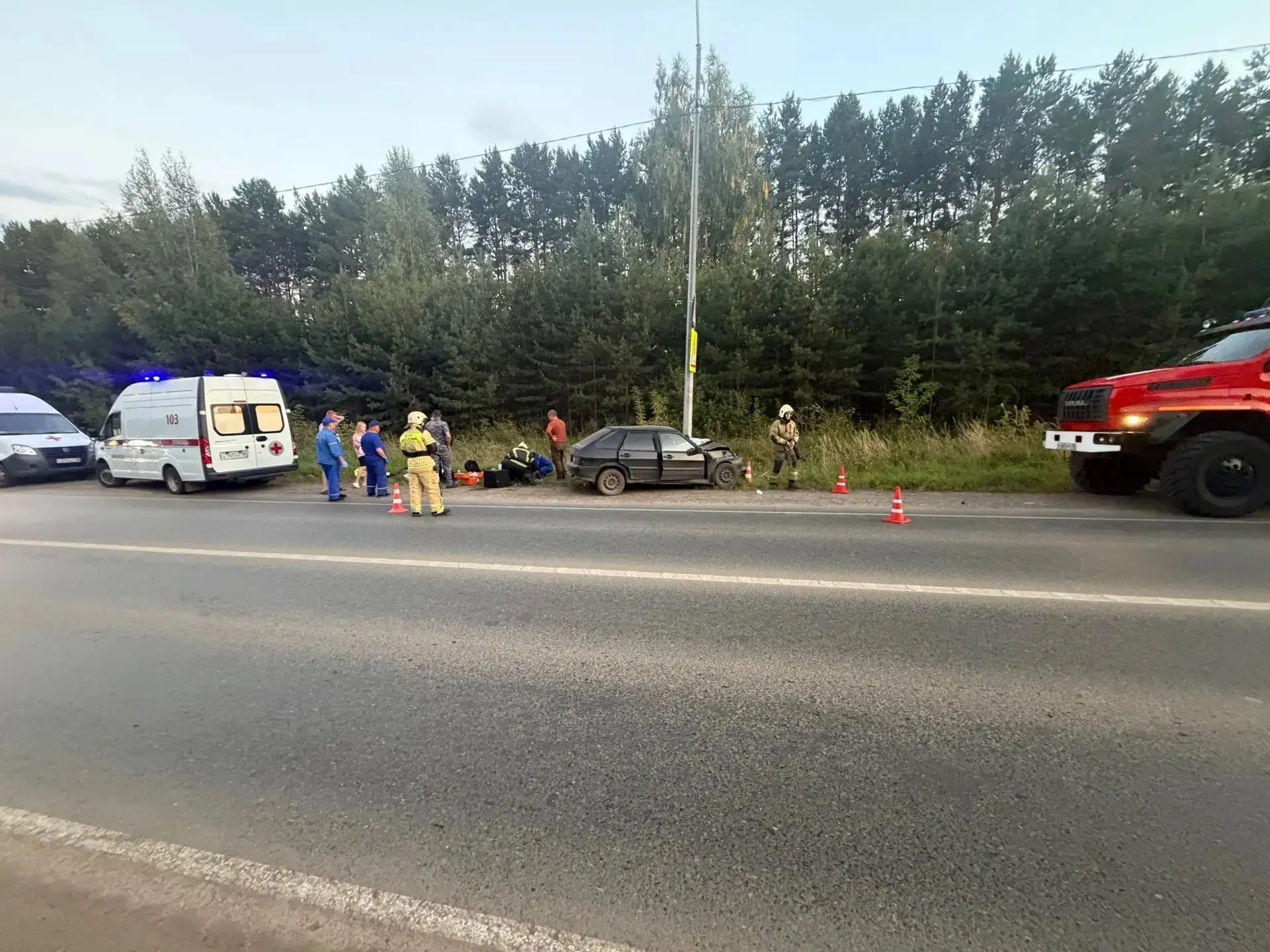 Трехмесячный младенец и двое взрослых пострадали в ДТП в Удмуртии