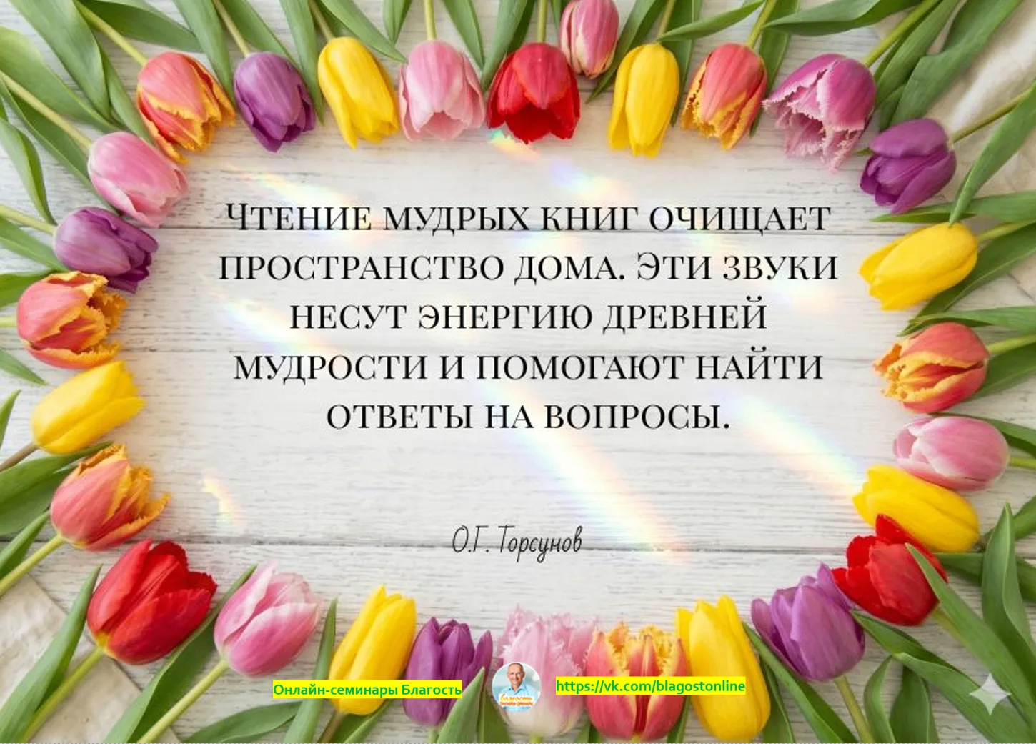 Чтение мудрых книг очищает пространство дома