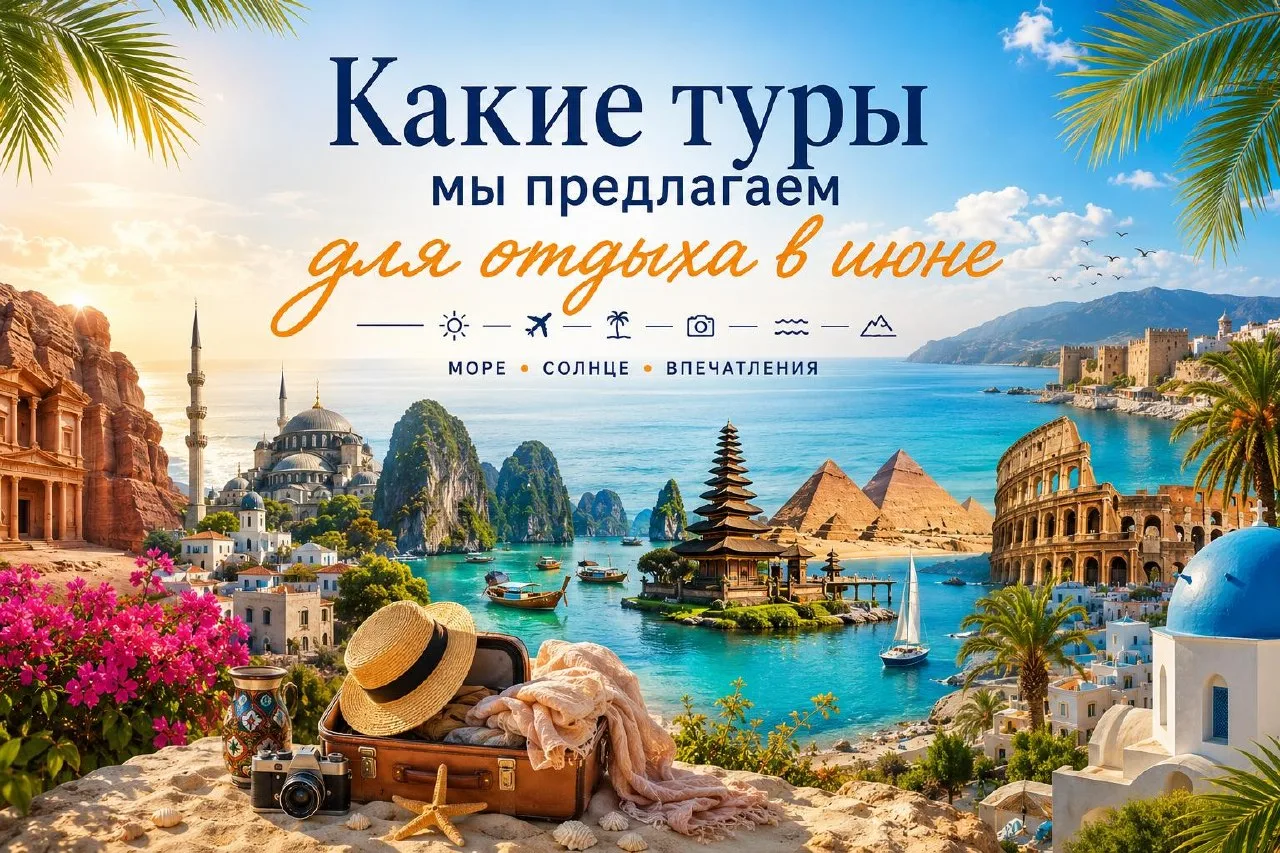 КАКИЕ ТУРЫ МЫ ПРЕДЛАГАЕМ ДЛЯ ОТДЫХА В ИЮНЕ.