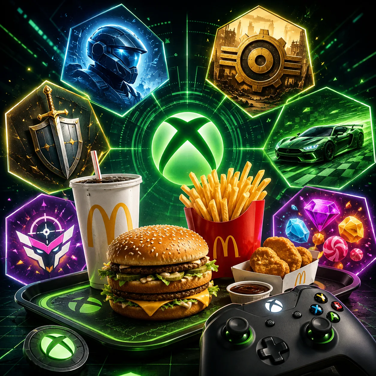 McDonald’s и Xbox превратили поход за фастфудом в получение внутриигрового лута — компа...