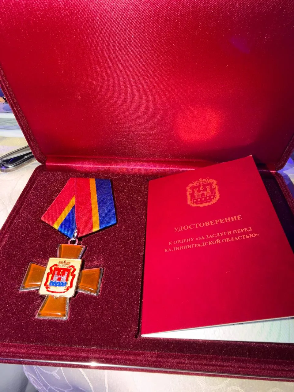 🏅 Орден за труд, команду и результат   На торжественной церемонии премии «Янтарный Меркурий» в Калин