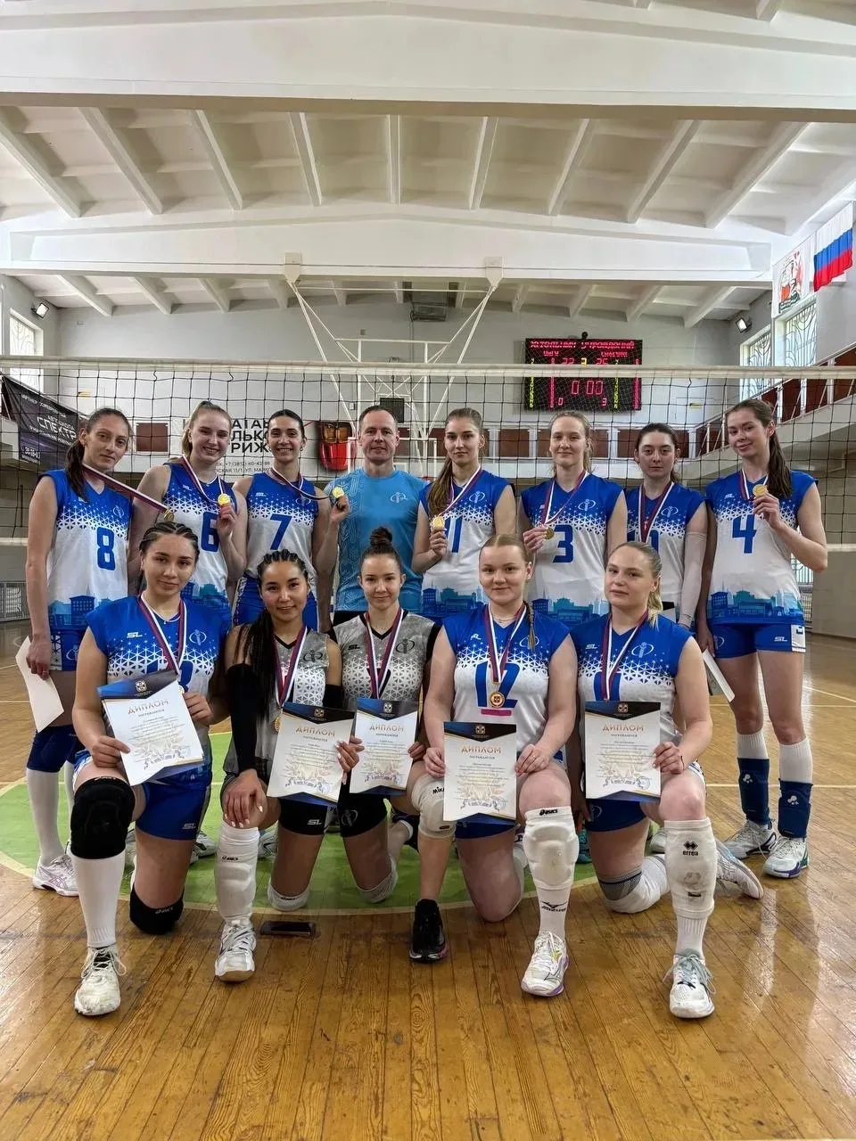 Волейболистки СибГУФК снова лучшие 💥  17 мая в зале спортивных игр СибГУФК завершились решающие встр